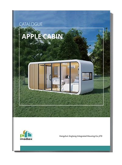 A data sheet cover of apple cabin